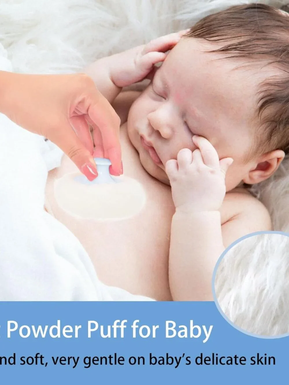 Body Powder Puff and Container, 3.15